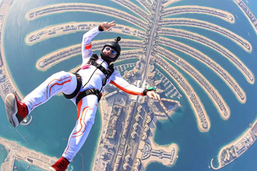 Thử thách cảm giác mạnh khi nhảy dù với Skydive Dubai