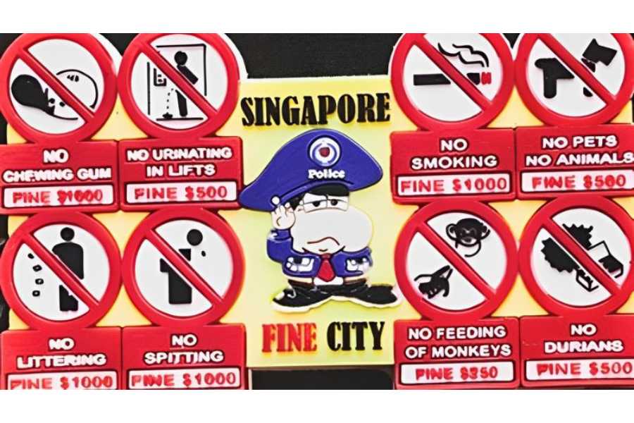 Những điều cấm kỵ ở Singapore vi phạm pháp luật tuyệt đối nên tránh