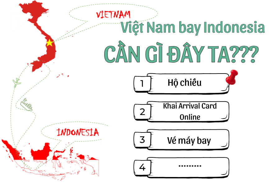 Bay từ Việt Nam sang Indonesia cần chuẩn bị gì?