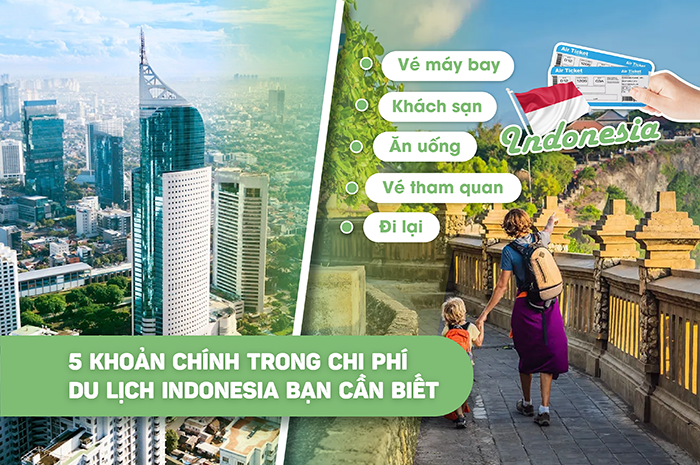 5 khoản chính trong chi phí du lịch Indonesia bạn cần biết