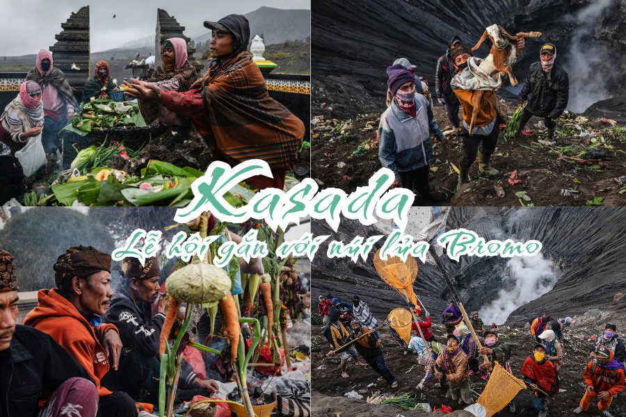 Kasada – Lễ hội tôn giáo Indonesia gắn với núi lửa Bromo
