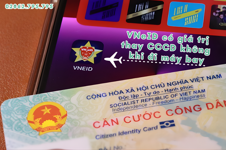 VNeID có giá trị thay CCCD không khi đi máy bay