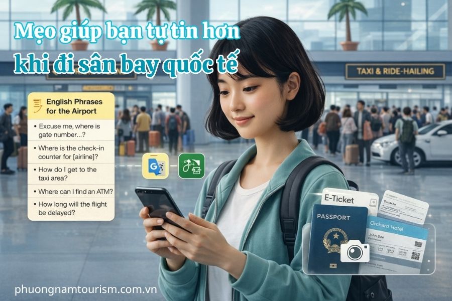Mẹo giúp bạn tự tin hơn khi đi sân bay quốc tế