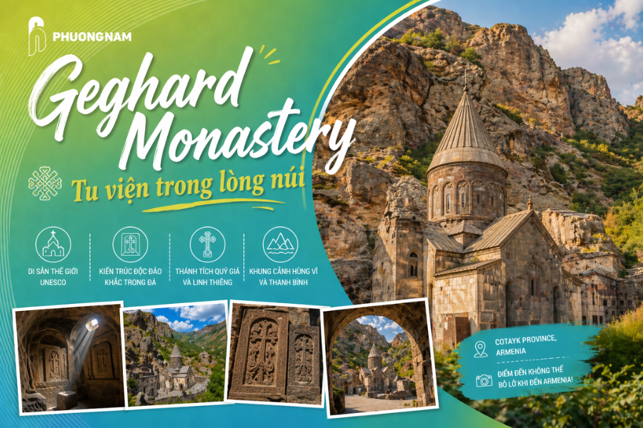 Geghard Monastery – Tu viện trong lòng núi