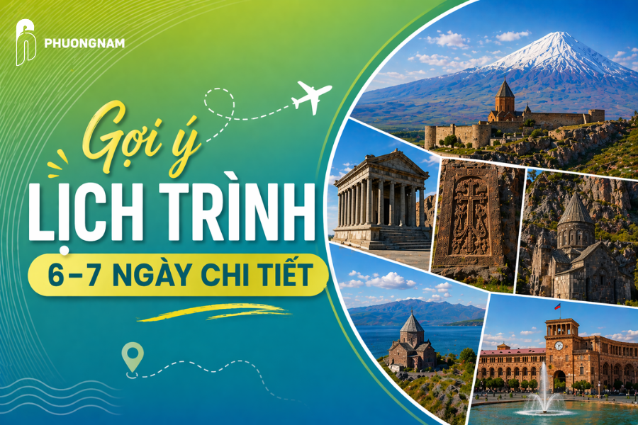 Gợi ý lịch trình 6–7 ngày chi tiết
