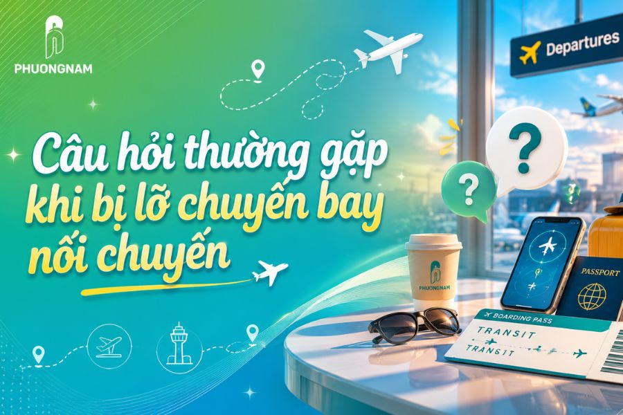 Câu hỏi thường gặp khi bị lỡ chuyến bay nối chuyến